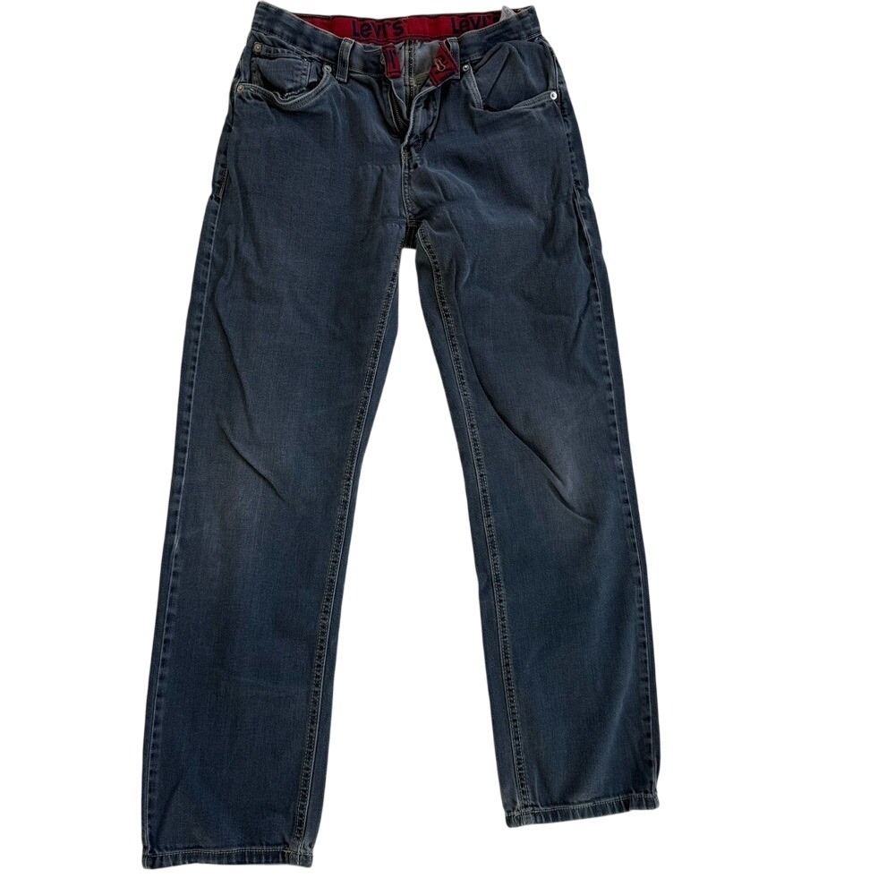 Levi's 511 Dark Wash Straight Leg Relaxed Fit Casual Jeans Men's W29" x L31" GUC